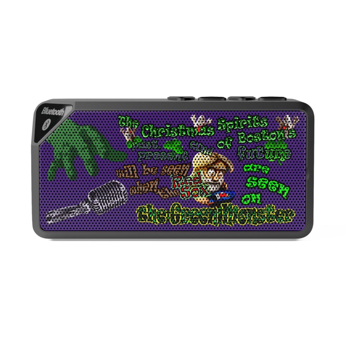 christmas spirits of boston - Jabba Bluetooth Speaker (purple)