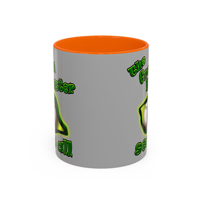 green monster - Accent Mug (light grey)