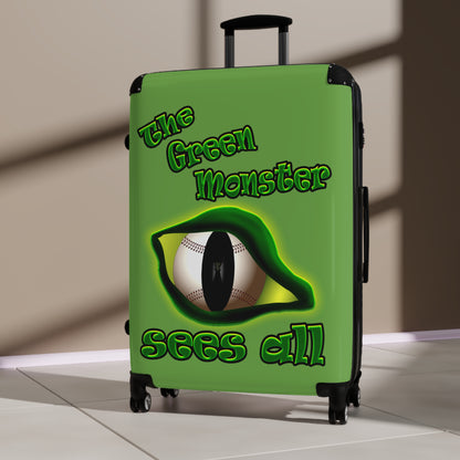 green monster - Suitcase (green)
