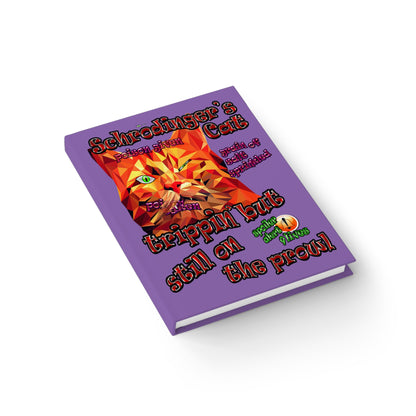 schrodinger's cat - journal-blank (light purple)