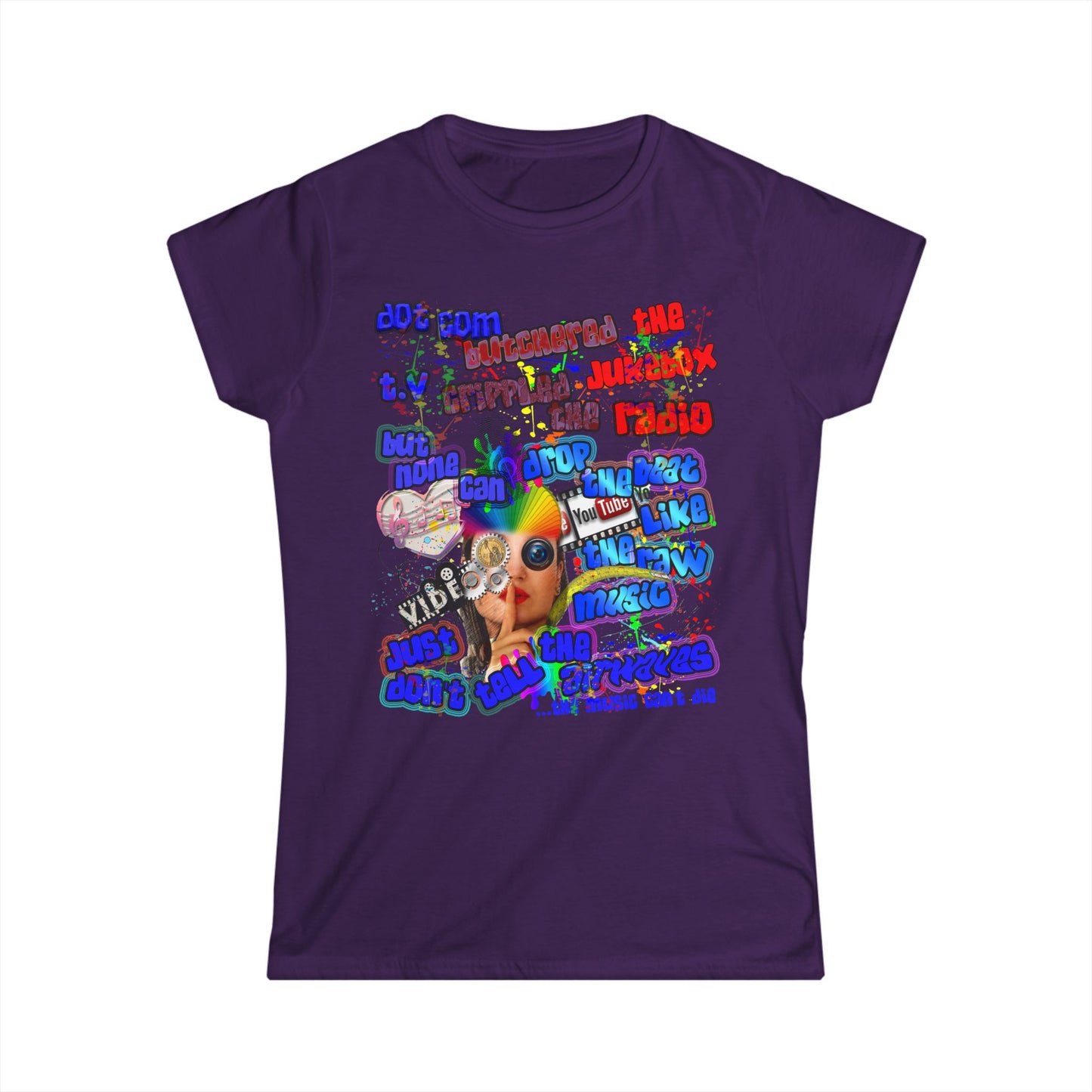 drop the beat - Women's Softstyle Tee