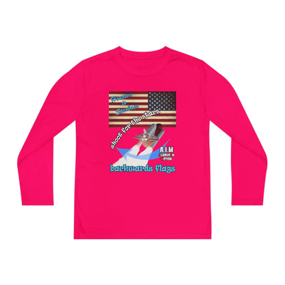 shoot for the stars - Youth Long Sleeve Competitor Tee
