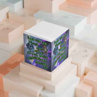 og - note cube (grey-pink wave)