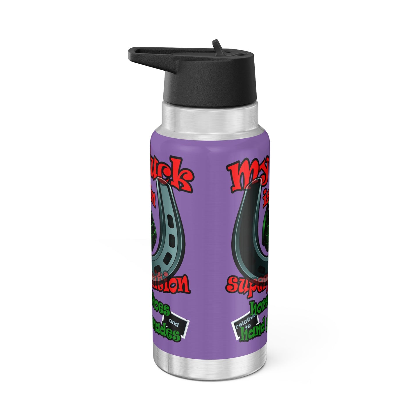 my luck - Gator Tumbler, 32oz (light purple)