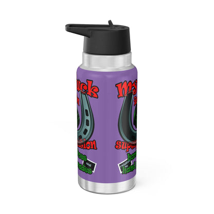 my luck - Gator Tumbler, 32oz (light purple)