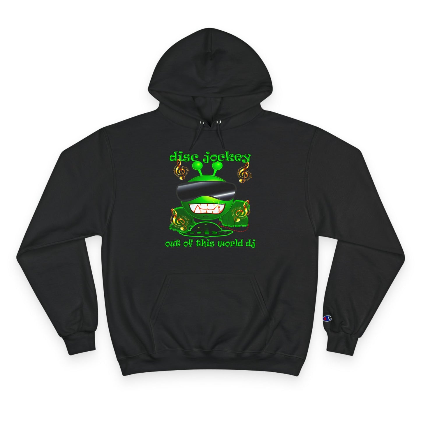 disc jockey - Champion Hoodie