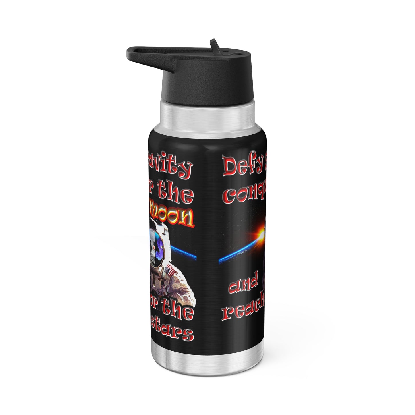 defy conquer reach - Gator Tumbler, 32oz (black)