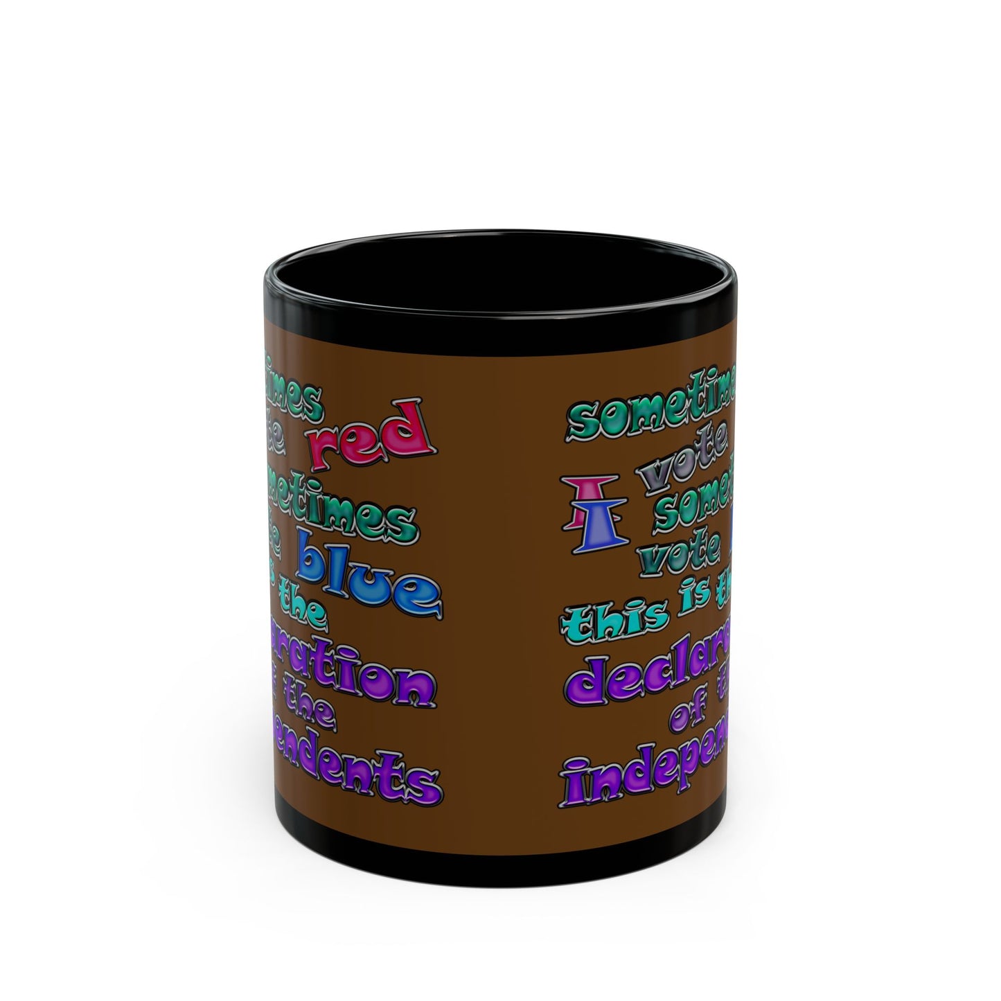 declaration of the independents - Black Mug (brown)