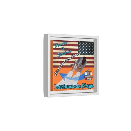 shoot for the stars - framed canvas art (crusta)