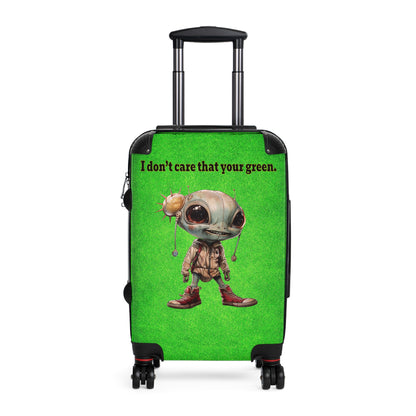 I don't care that your green - Suitcase (green turf)