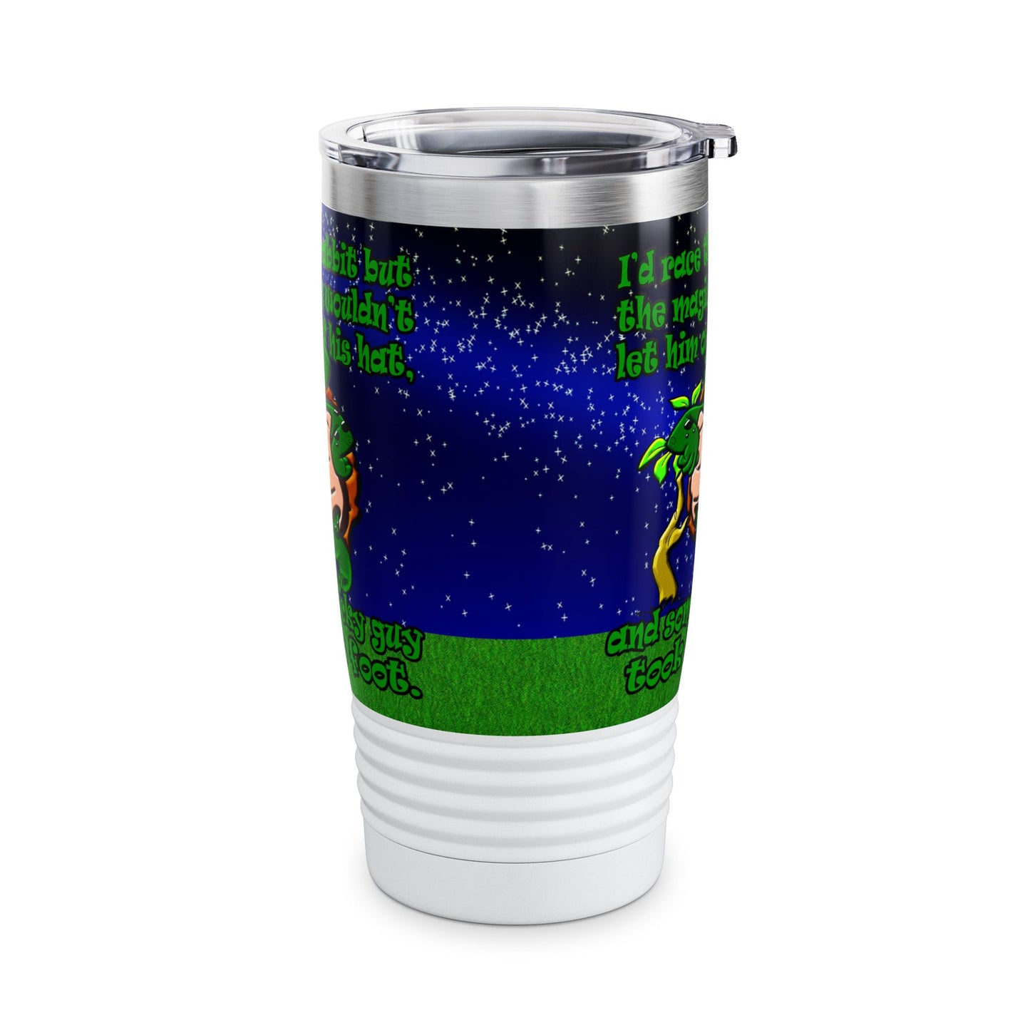 turtle race - Ringneck Tumbler, 20oz ('snoops' background)