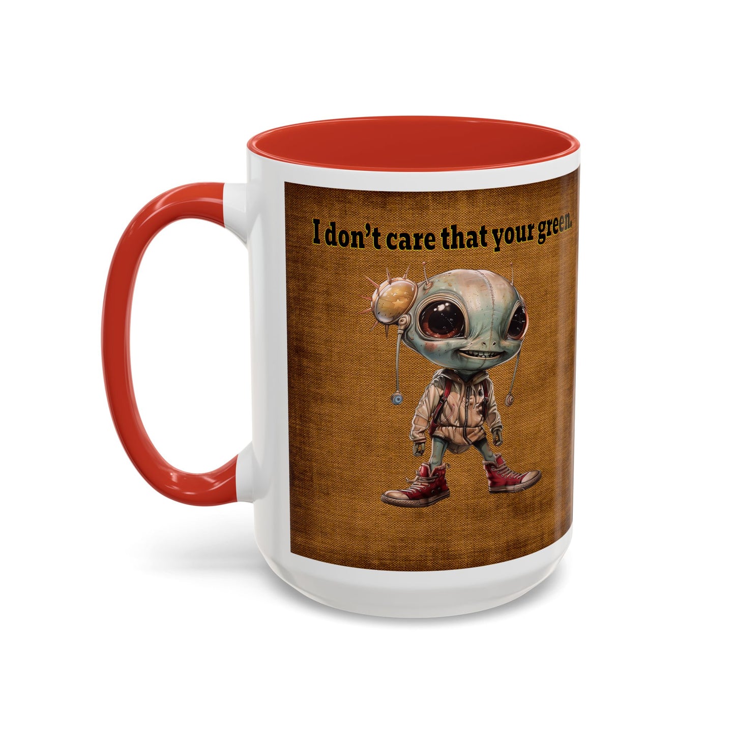 I don't care that your grey - Accent Mug (brown papyrus)