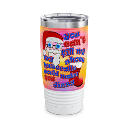 santa's shoes - Ringneck Tumbler, 20oz (color blur)
