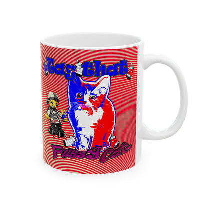 tag that - White Mug (yellow-orange wave)