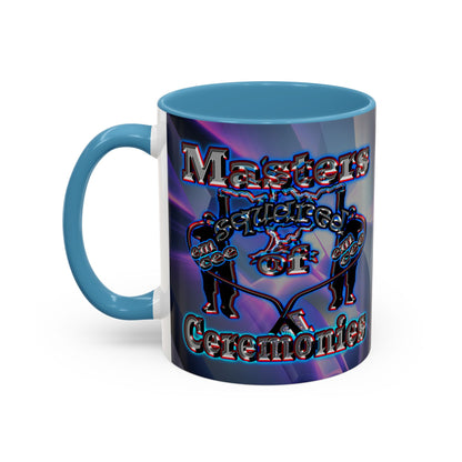 em cee squared - Accent Mug (grey-pink wave)