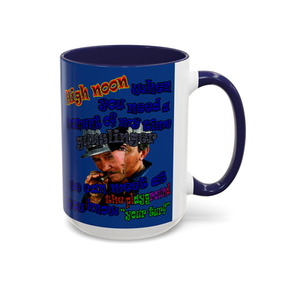 high noon - Accent Mug (dark blue)