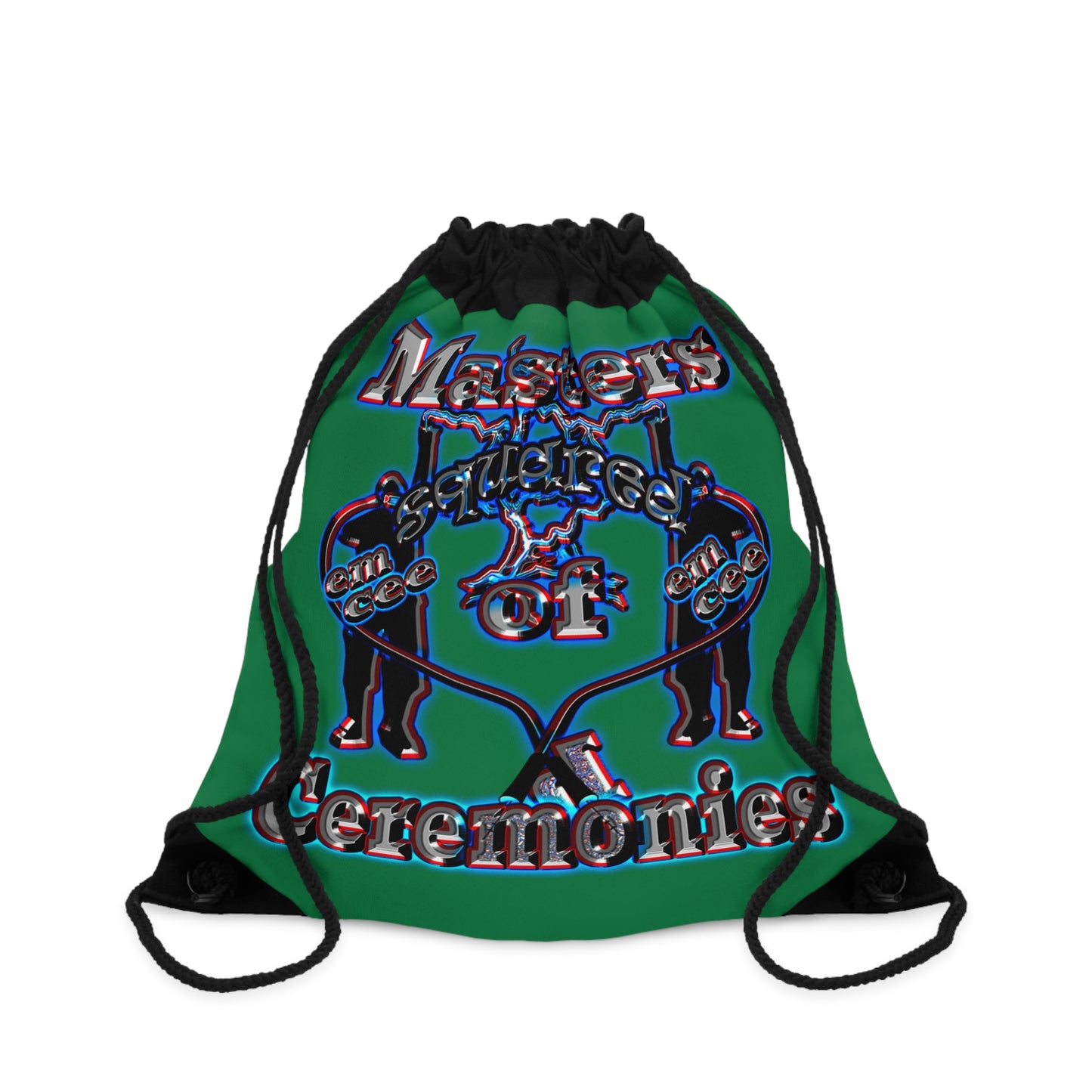 em cee squared - Drawstring Bag (dark green)