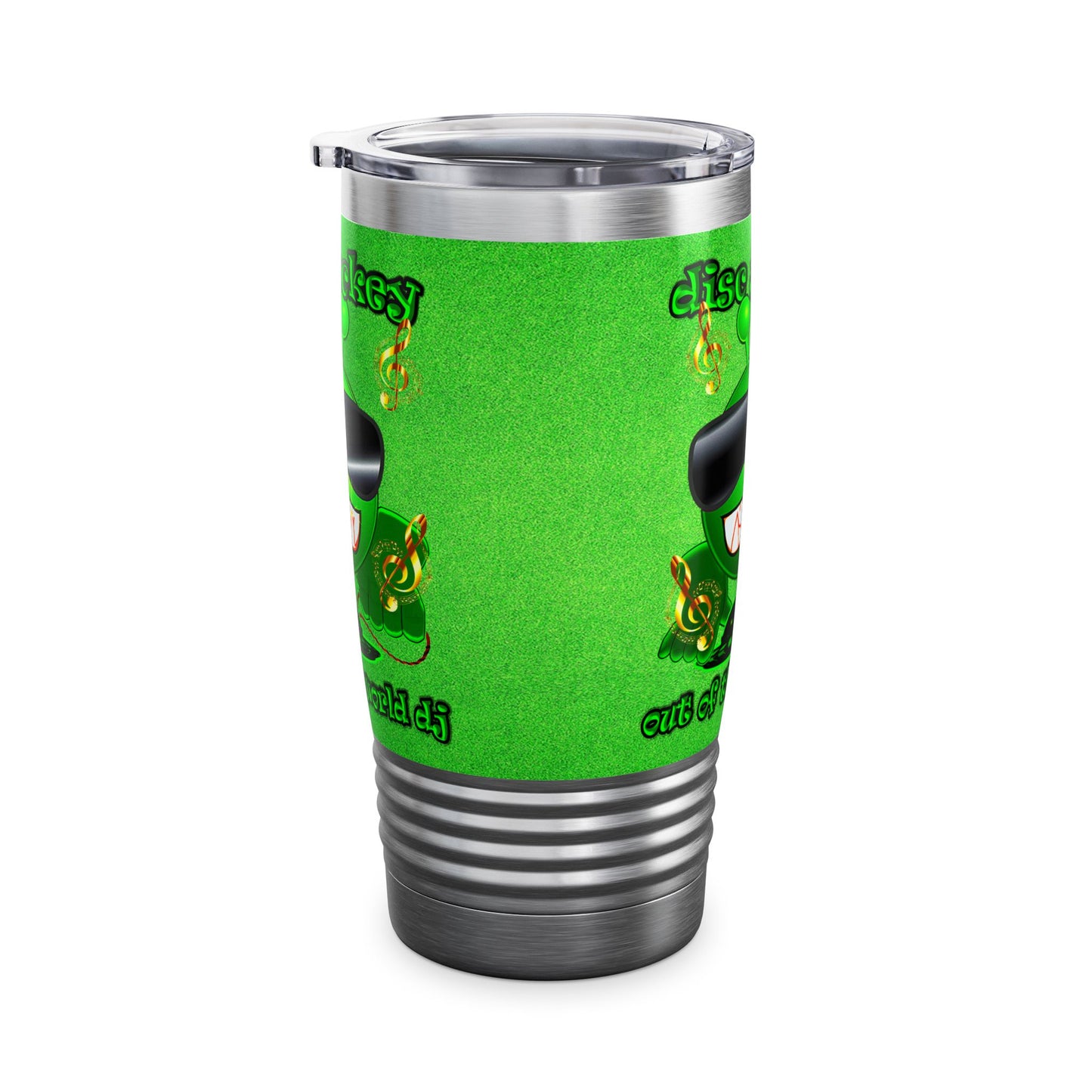 disc jockey - Ringneck Tumbler, 20oz (green turf)