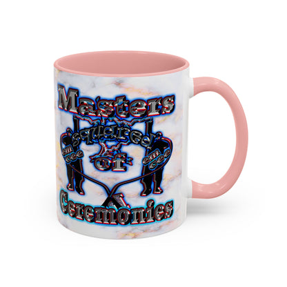 em cee squared - Accent Mug (white marble)