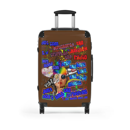 drop the beat - Suitcase (brown)