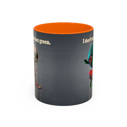I don't care that your grey - Accent Mug (grey-light grey)
