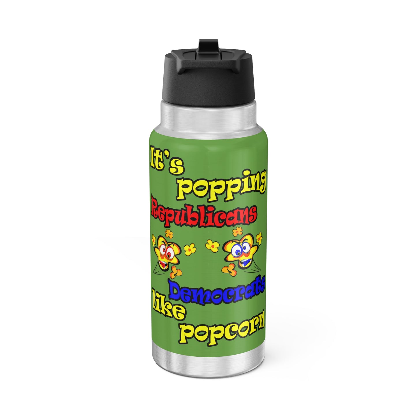 popping like popcorn - Gator Tumbler, 32oz (green)