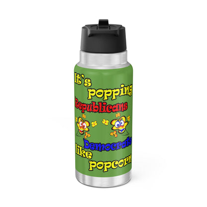 popping like popcorn - Gator Tumbler, 32oz (green)