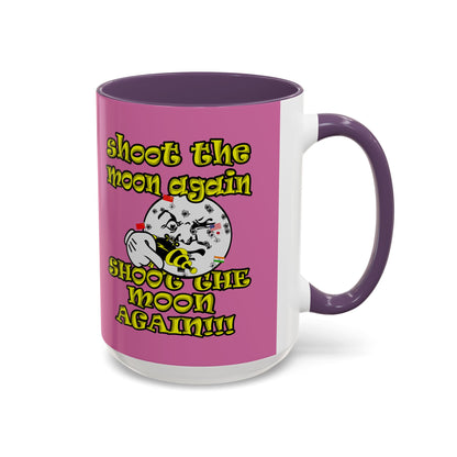 shoot the moon again - Accent Mug (light pink)