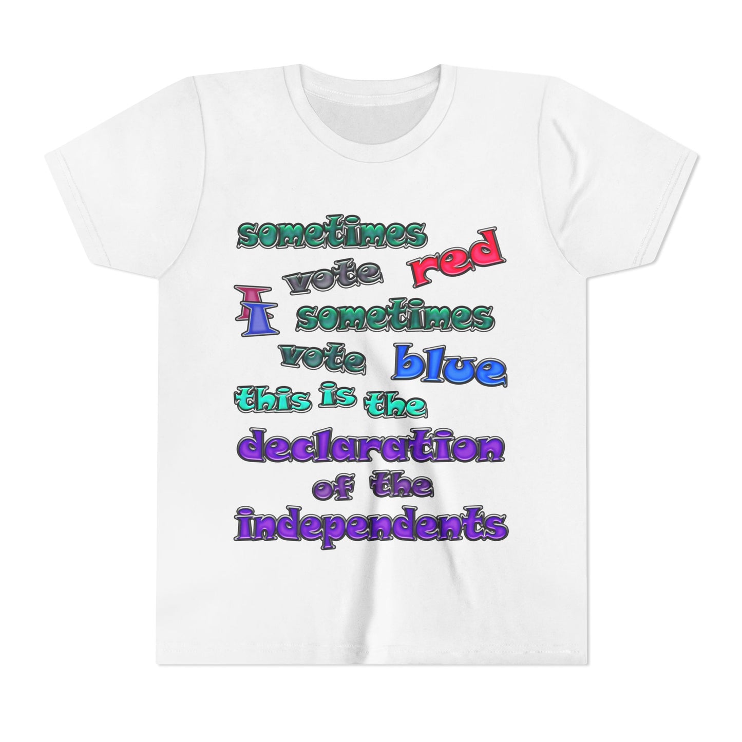 declaration of the independents - Youth Short Sleeve Tee