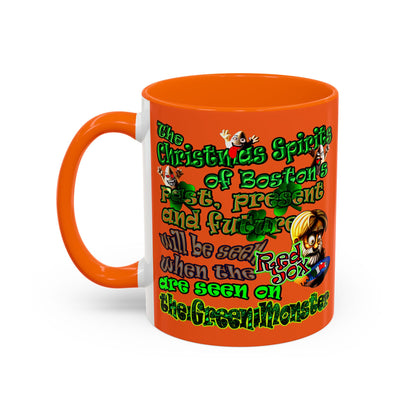 christmas spirits of boston - Accent Mug (orange)
