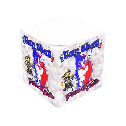 tag that - note cube (white marble)