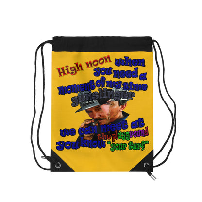 high noon - Drawstring Bag (yellow)