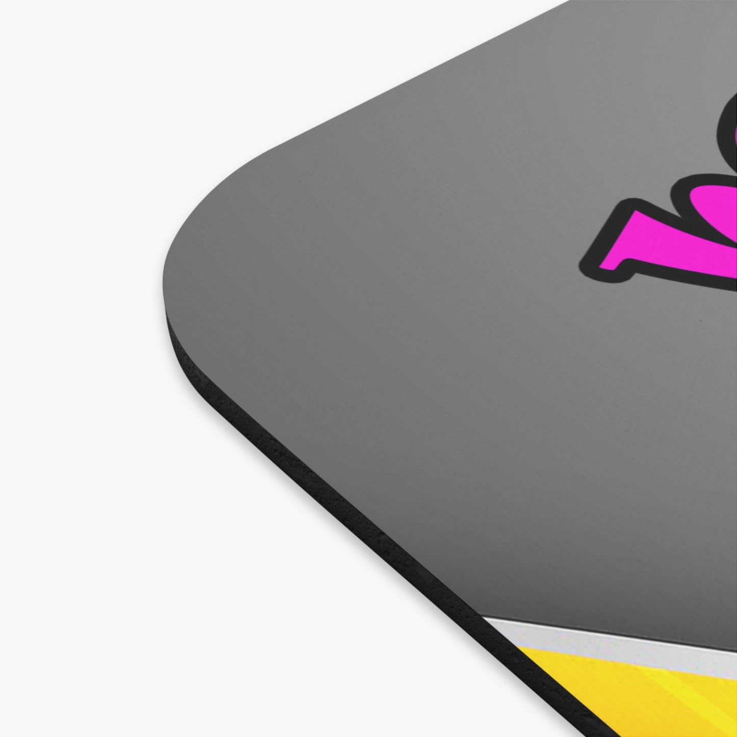 hoes b4 bros - Mouse Pad (Rectangle) (rainbow split)