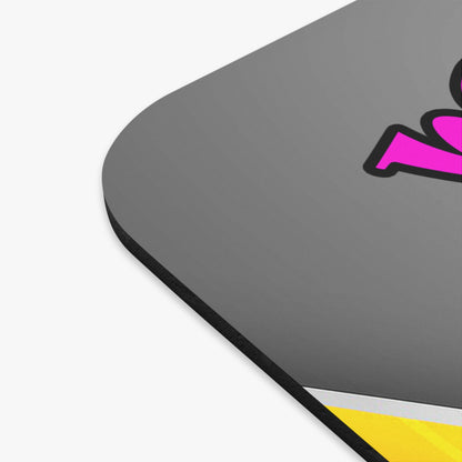 hoes b4 bros - Mouse Pad (Rectangle) (rainbow split)