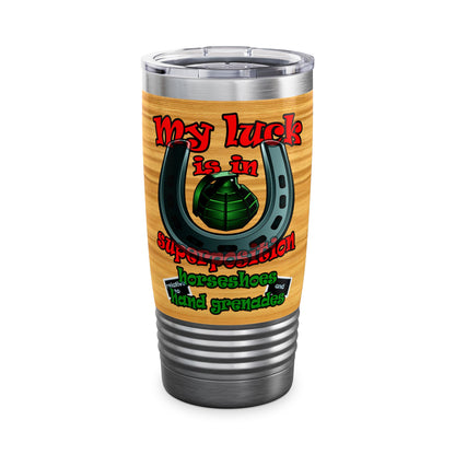 my luck - Ringneck Tumbler, 20oz (butterscotch wood finish)