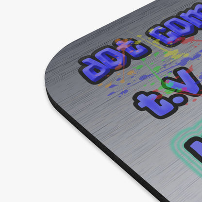 drop the beat - Mouse Pad (Rectangle) (brushed nickel)