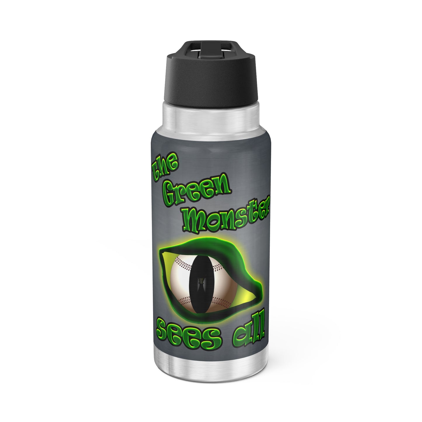 green monster - Gator Tumbler, 32oz  (grey-light grey)