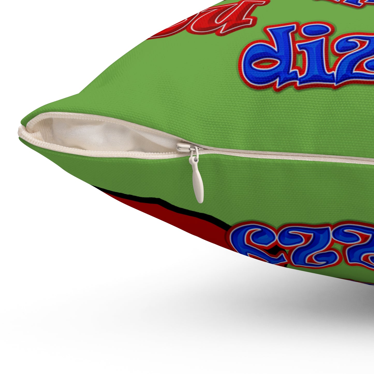 santa's shoes - Spun Polyester Square Pillow - (green)