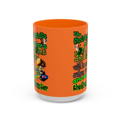 christmas spirits of boston - Accent Mug (crusta)