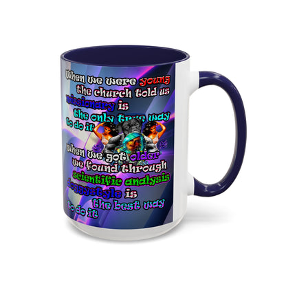doggystyle - Accent Mug (grey-pink wave)