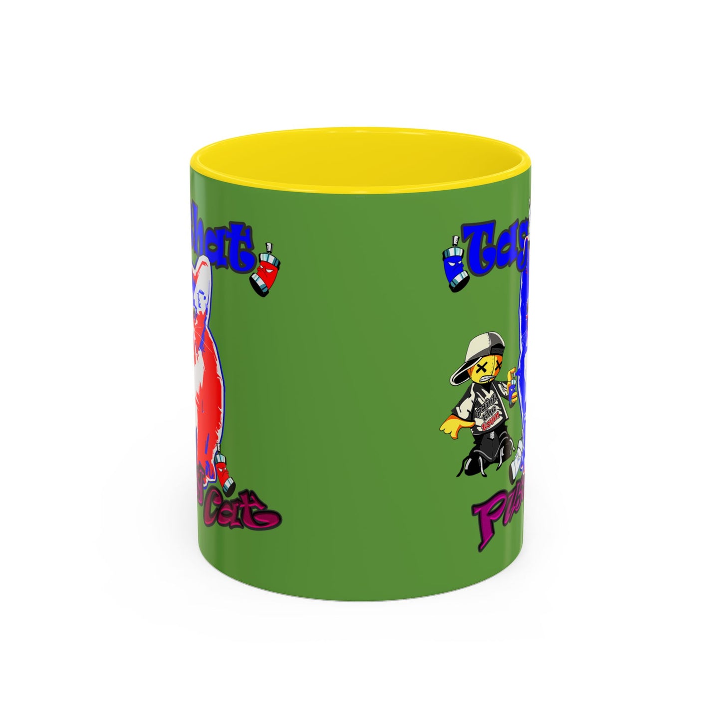 tag that - Accent Mug (green)