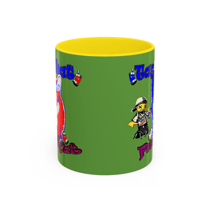 tag that - Accent Mug (green)