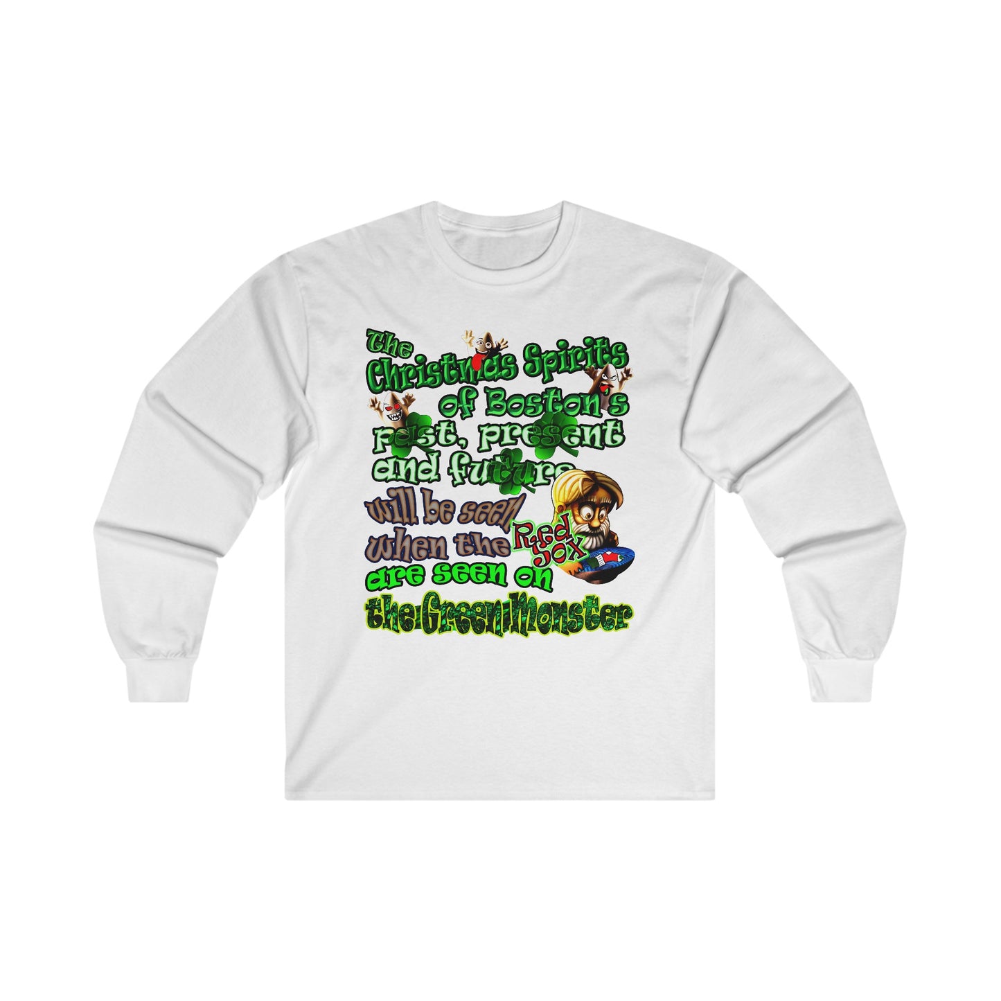 christmas spirits of boston - Ultra Cotton Long Sleeve Tee