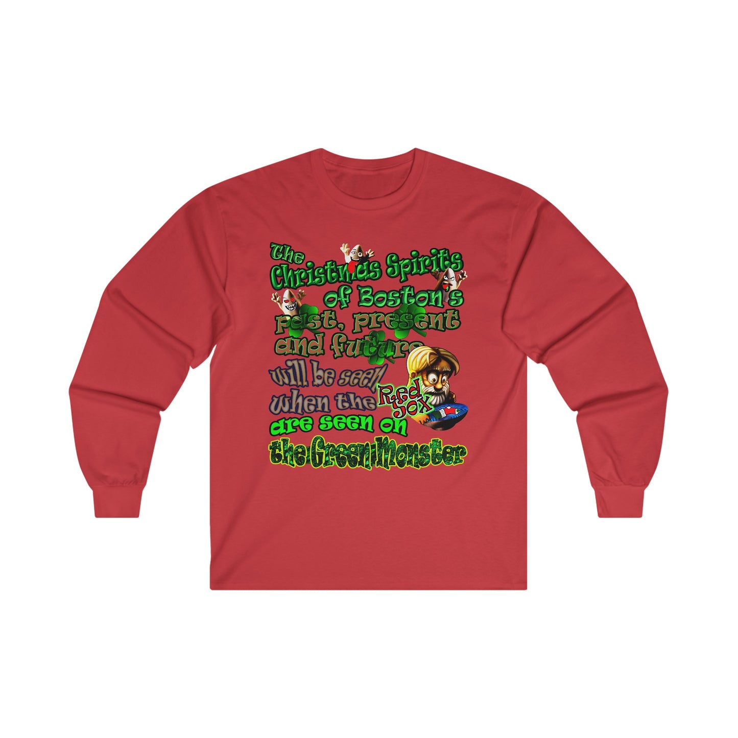 christmas spirits of boston - Ultra Cotton Long Sleeve Tee