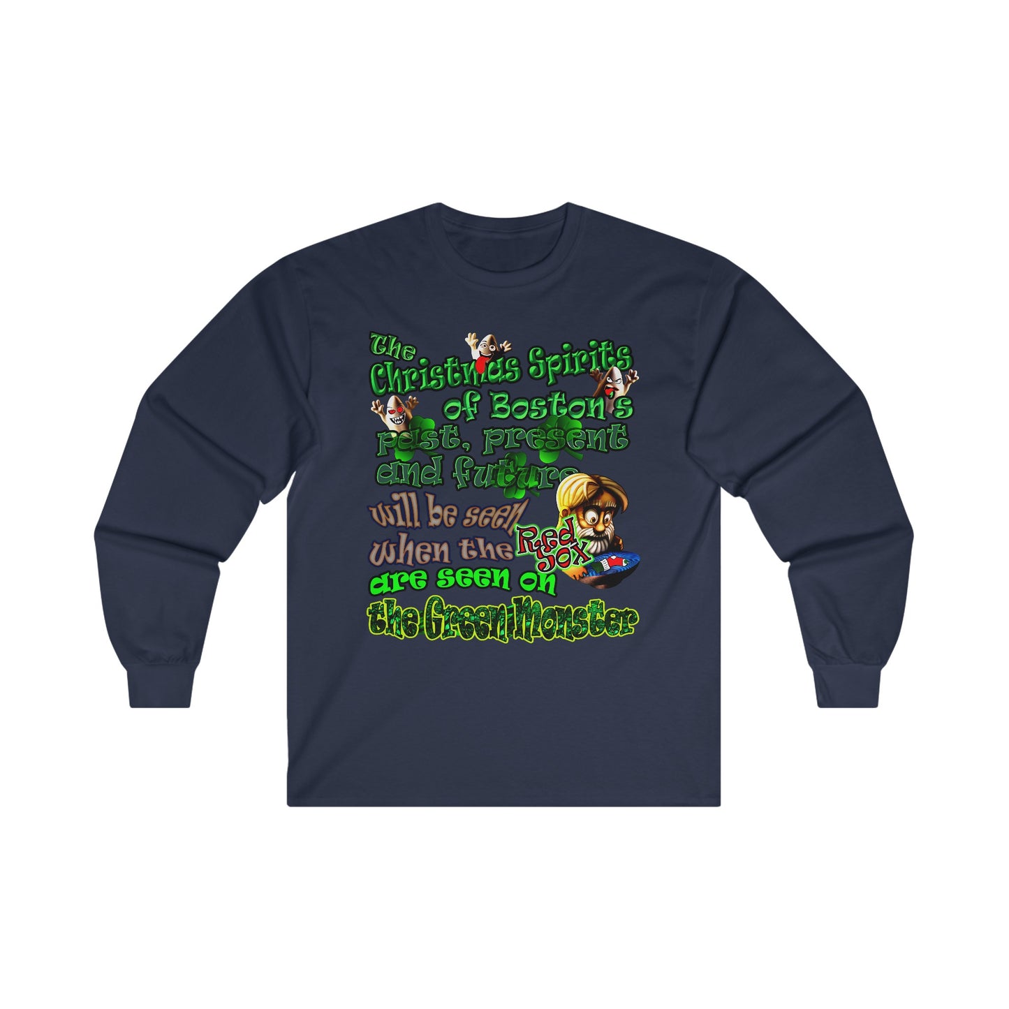 christmas spirits of boston - Ultra Cotton Long Sleeve Tee