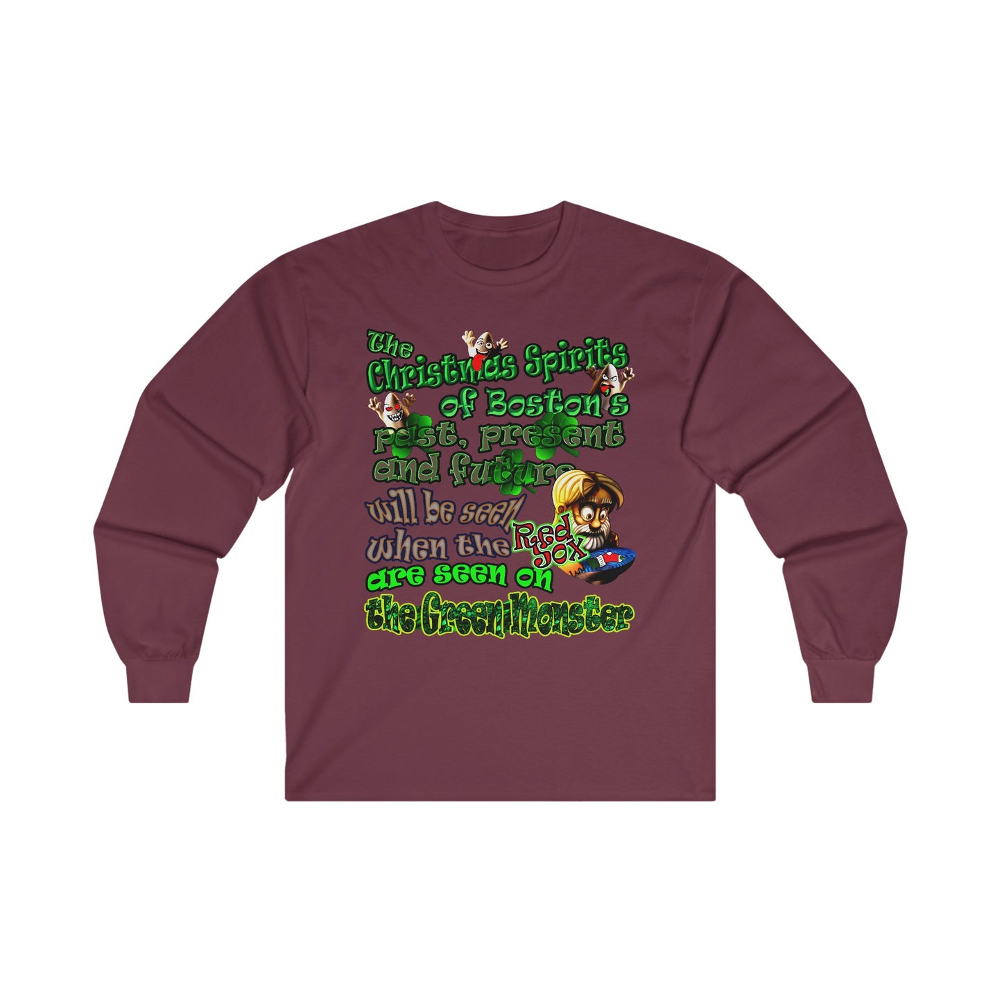 christmas spirits of boston - Ultra Cotton Long Sleeve Tee