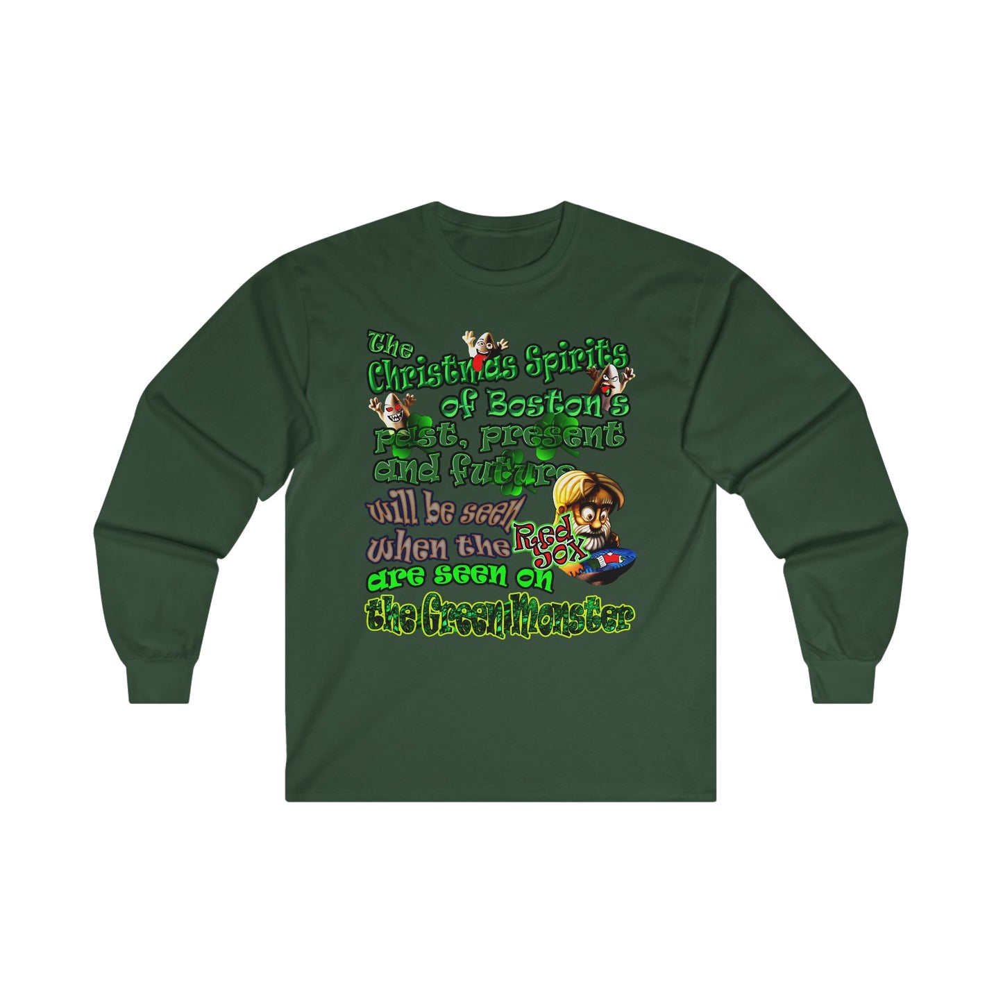 christmas spirits of boston - Ultra Cotton Long Sleeve Tee