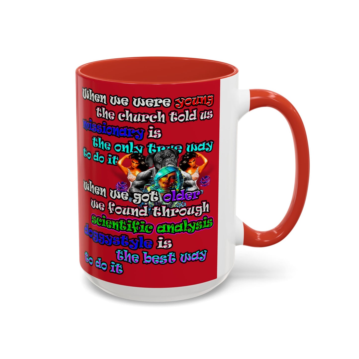 doggystyle - Accent Mug (dark red)