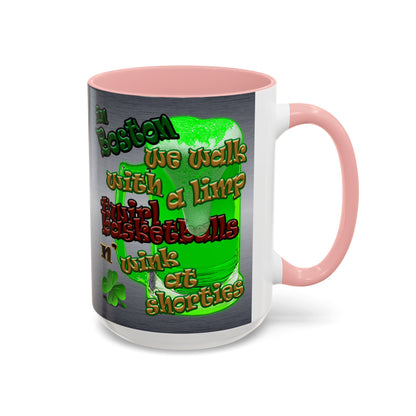 celtics logo - Accent Mug (brushed nickel)