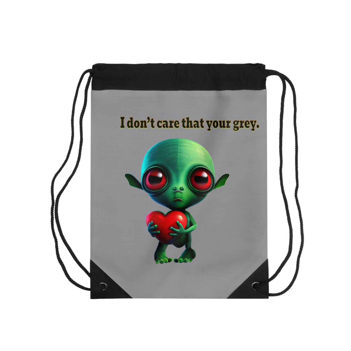 I don't care that your grey - Drawstring Bag (grey)